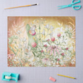 Ontbinding van Floral Butterfly Garden Tissuepapier (Craft)