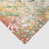 Ontbinding van Floral Butterfly Garden Tissuepapier (Detail)