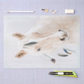 Ontbinding van Palomino Horse Fantasy Tissuepapier (Craft)