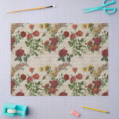 ontbinding van rode en gele bloemen tissuepapier (Craft)