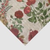 ontbinding van rode en gele bloemen tissuepapier (Detail)