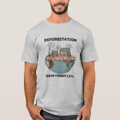 Ontbossing Awareness Grijs T-shirt (Voorkant)