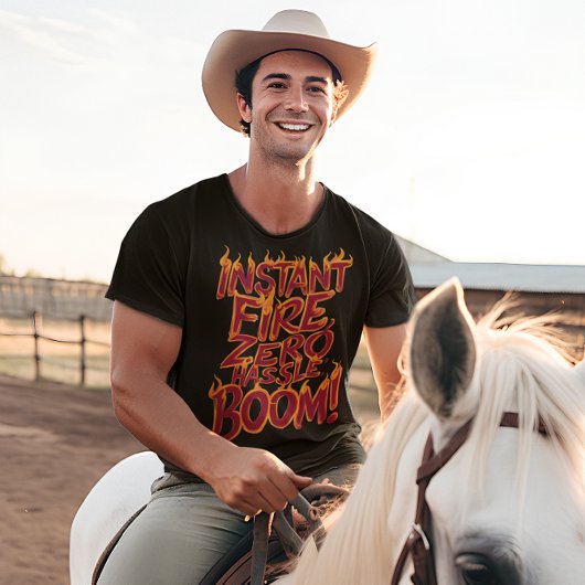 Ontbrandt snel, stille ontploffing t-shirt