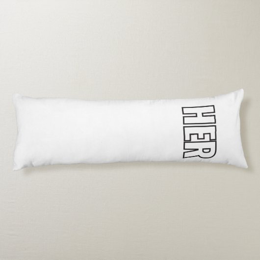 Ontbreekt mijn persoon Body Pillow Lichaamskussen (Achterkant)