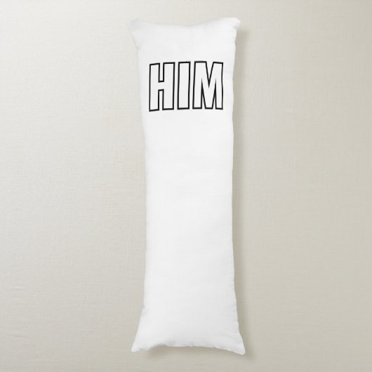 Ontbreekt mijn persoon Body Pillow Lichaamskussen (Voorkant Verticaal)