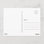 Ontbreekt u deken Kleurrijk Leuk Sinaasappel Brief Briefkaart (Achterkant)