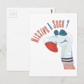 Ontbreekt u een sok? briefkaart (Voorkant / Achterkant)