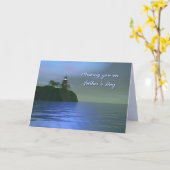 Ontbreekt u op Vaderdag Lighthouse Kaart (Gele Bloem)