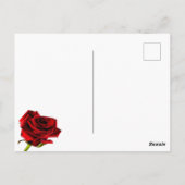 Ontbreekt u romantisch rood briefkaart (Achterkant)