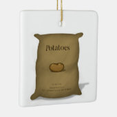 Ontbreken van aardappelen Funny Storage Instructio Keramisch Ornament (Rechts)
