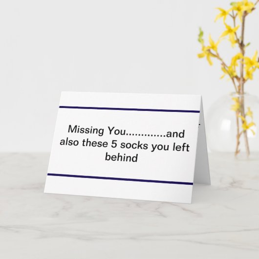 Ontbrekend - 5 sokken kaart (Gele Bloem)