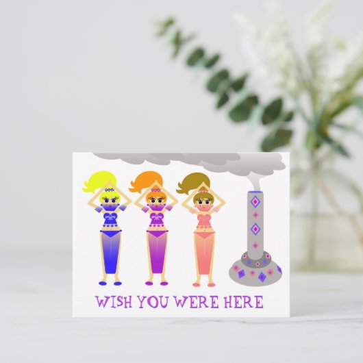 Ontbrekend Briefkaart (Staand voorkant)