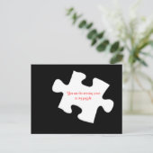 Ontbrekend Briefkaart (Staand voorkant)