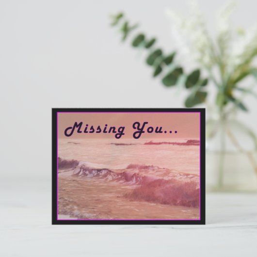 Ontbrekend Briefkaart (Staand voorkant)