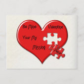 Ontbrekend Briefkaart Valentijn (Voorkant)