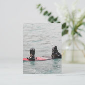 Ontbrekend Briefkaart Wakeboarder (Staand voorkant)