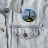 Ontbrekend Chicago Ronde Button 5,7 Cm (In situ)