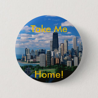 Ontbrekend Chicago Ronde Button 5,7 Cm