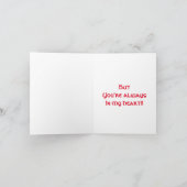 Ontbrekend een geliefde kaart (Binnen)