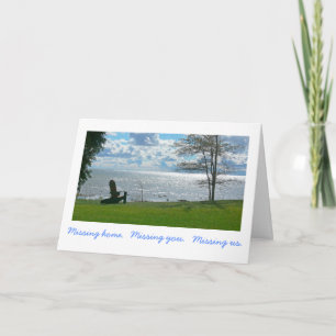"Ontbrekend Huis. Het missen van u. Het missen van Kaart