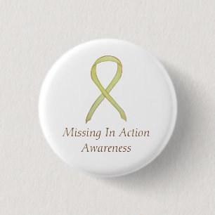 Ontbrekend in actie (MIA) Bewustmakingspijn van he Ronde Button 3,2 Cm