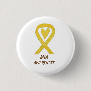 Ontbrekend in actie (MIA) Bewustmakingspijn van he Ronde Button 3,2 Cm