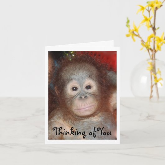 Ontbrekend je verdrietig gezicht baby dier kaart (Gele Bloem)