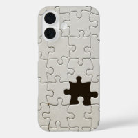 Ontbrekend Jigsee Puzzle Piece White