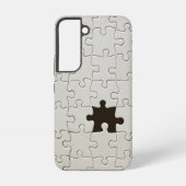 Ontbrekend Jigsee Puzzle Piece White Samsung Galaxy Hoesje (Achterkant)