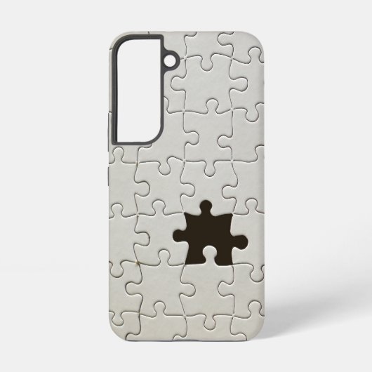 Ontbrekend Jigsee Puzzle Piece White Samsung Galaxy Hoesje (Achterkant)