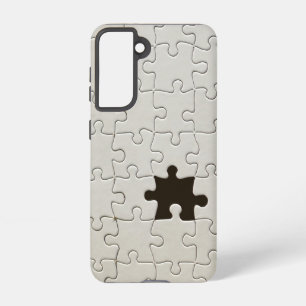 Ontbrekend Jigsee Puzzle Piece White Samsung Galaxy Hoesje