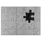 Ontbrekend Jigsee Puzzle Piece White Snijplank (Voorkant)
