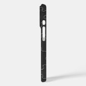 Ontbrekend Jigzaag Puzzle Piece zwart Case-Mate iPhone Case (Achterkant / Links)