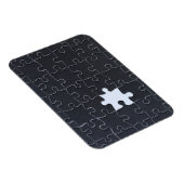 Ontbrekend Jigzaag Puzzle Piece zwart Magneet (Rechterzijde)