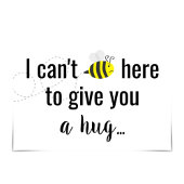 "Ontbrekend: kan hier niet zijn" Funny Bee Bug Kaa Kaart