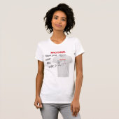 Ontbrekend oneindigheid geneste Afbeelding T-shirt (Voorkant volledig)
