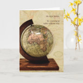 Ontbrekend  opmaken van oude Wereldkaart van vrien Kaart (Gele Bloem)