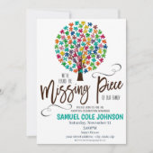 Ontbrekend stuk Adoptie Viering uitnodiging (Voorkant)