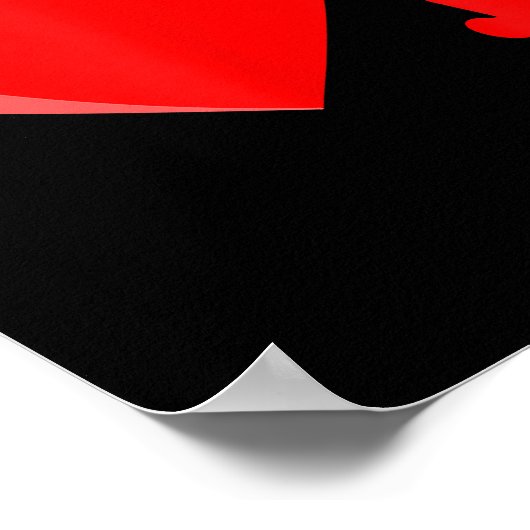 Ontbrekend stuk Heart Puzzle Valetines Day Shirt G Poster (Hoek)