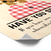 Ontbrekend stuk Jigsaw Puzzel plezier en spelletje Poster (Hoek)