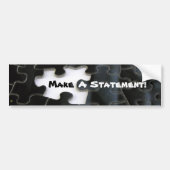 Ontbrekend stuk puzzelstuk bumpersticker (Voorkant)