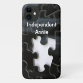 Ontbrekend stuk puzzelstuk Case-Mate iPhone case (Achterkant)