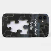 Ontbrekend stuk puzzelstuk Case-Mate iPhone case (Achterkant (horizontaal))