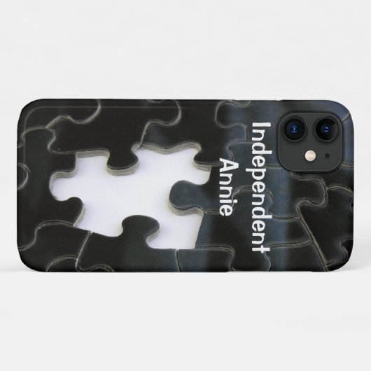 Ontbrekend stuk puzzelstuk Case-Mate iPhone case (Achterkant (horizontaal))