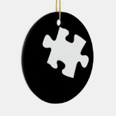 Ontbrekend stuk puzzelstuk keramisch ornament (Rechts)