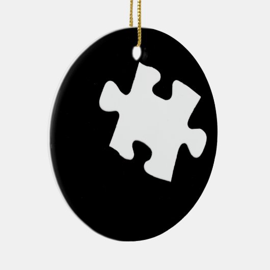 Ontbrekend stuk puzzelstuk keramisch ornament (Rechts)