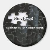 Ontbrekend stuk puzzelstuk magneet (Voorkant)