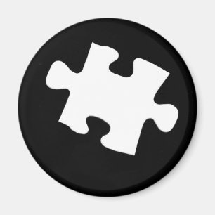 Ontbrekend stuk puzzelstuk magneet