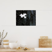 Ontbrekend stuk puzzelstuk poster (Keuken)