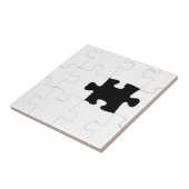 Ontbrekend stuk puzzelstuk tegeltje (Zijkant)